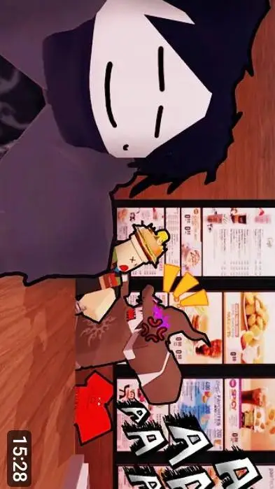 ai character: mozzarella friesD: background