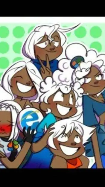 ai character: família windows background