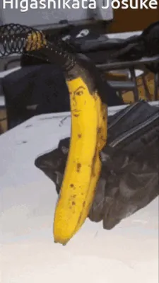 ai character: banana background