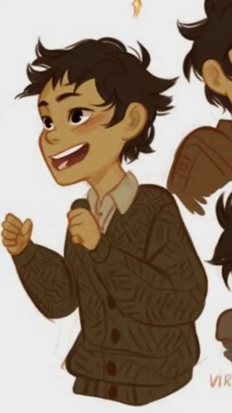 ai character: 10 yr old nico pjo background