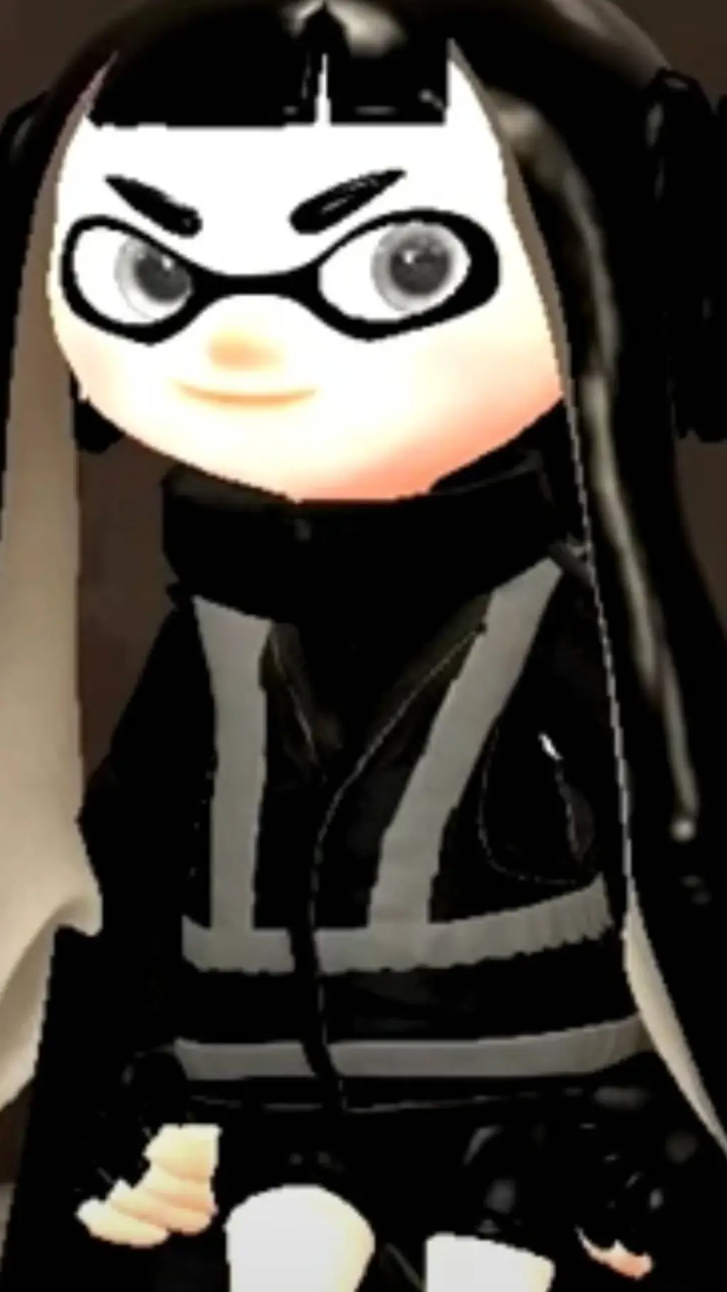 ai character: dark squid background