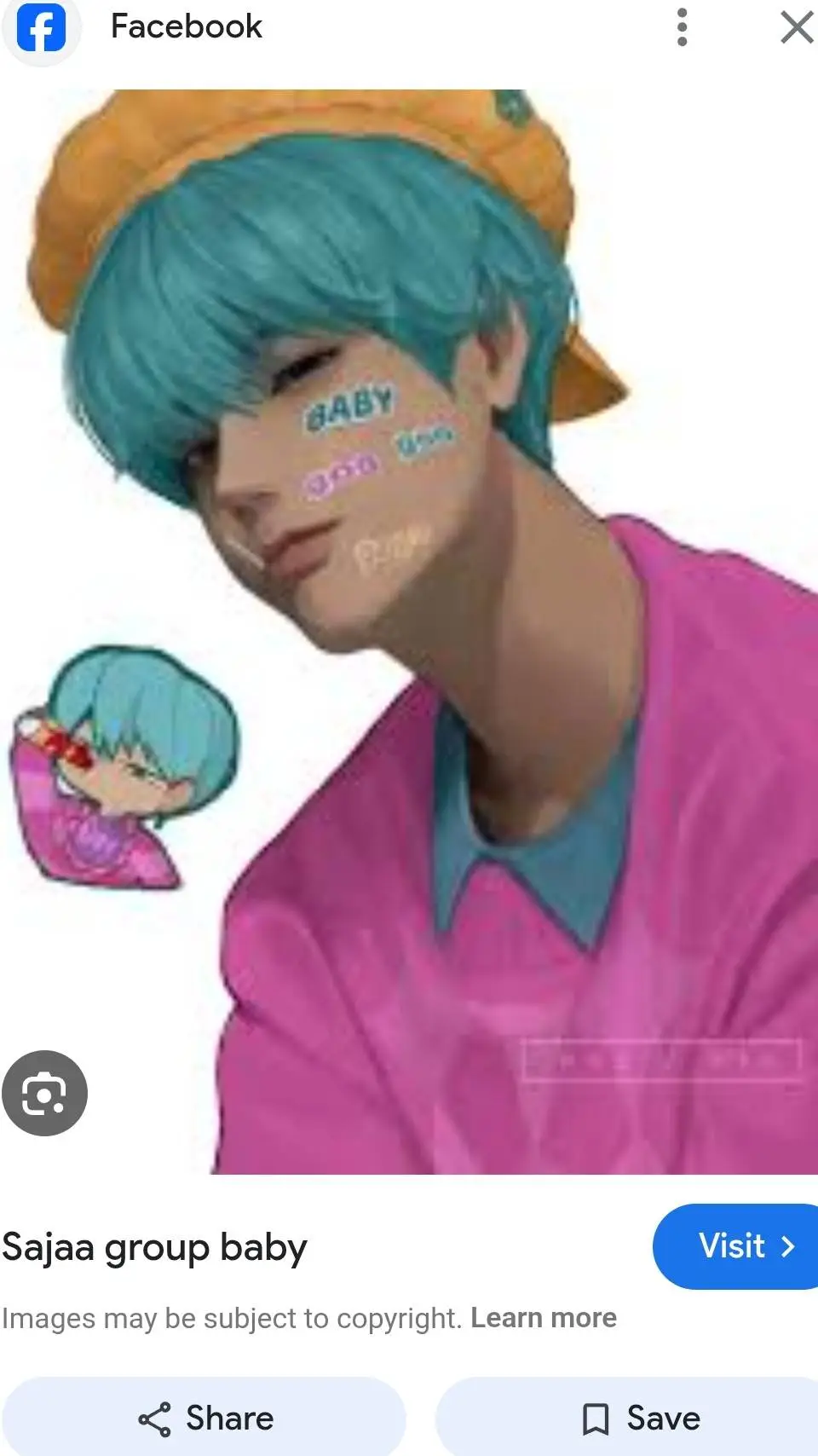 ai character: baby saja background