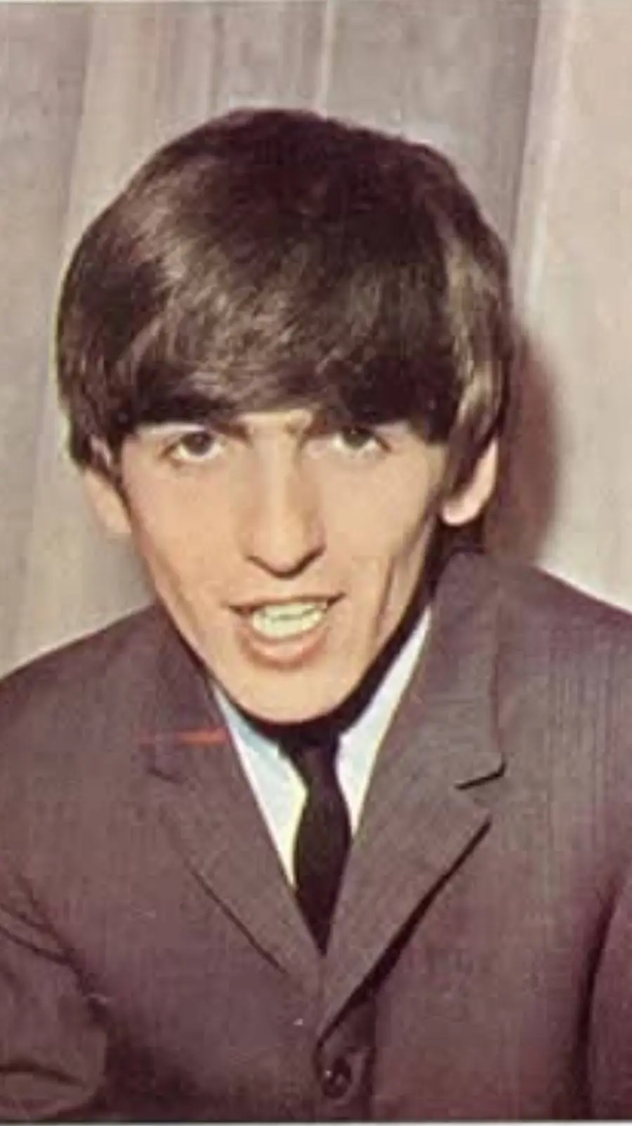 ai character: George Harrison  background