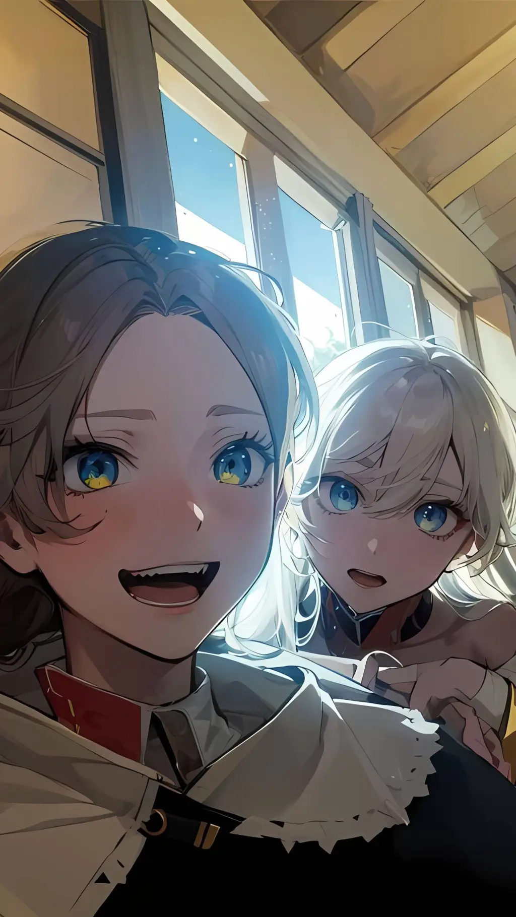 ai character: Alicia und Emilia background