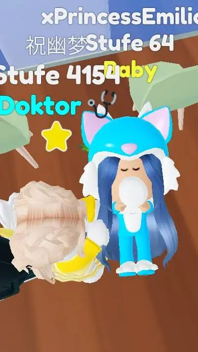 ai character: Roblox baby background