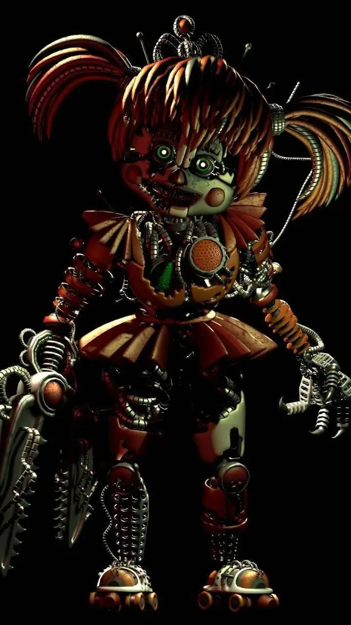 ai character: Horror baby background