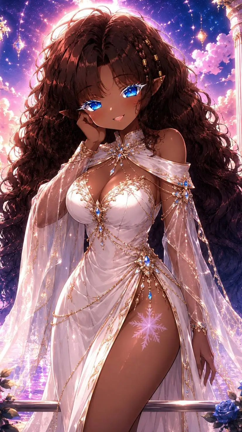 ai character: Elaria  background