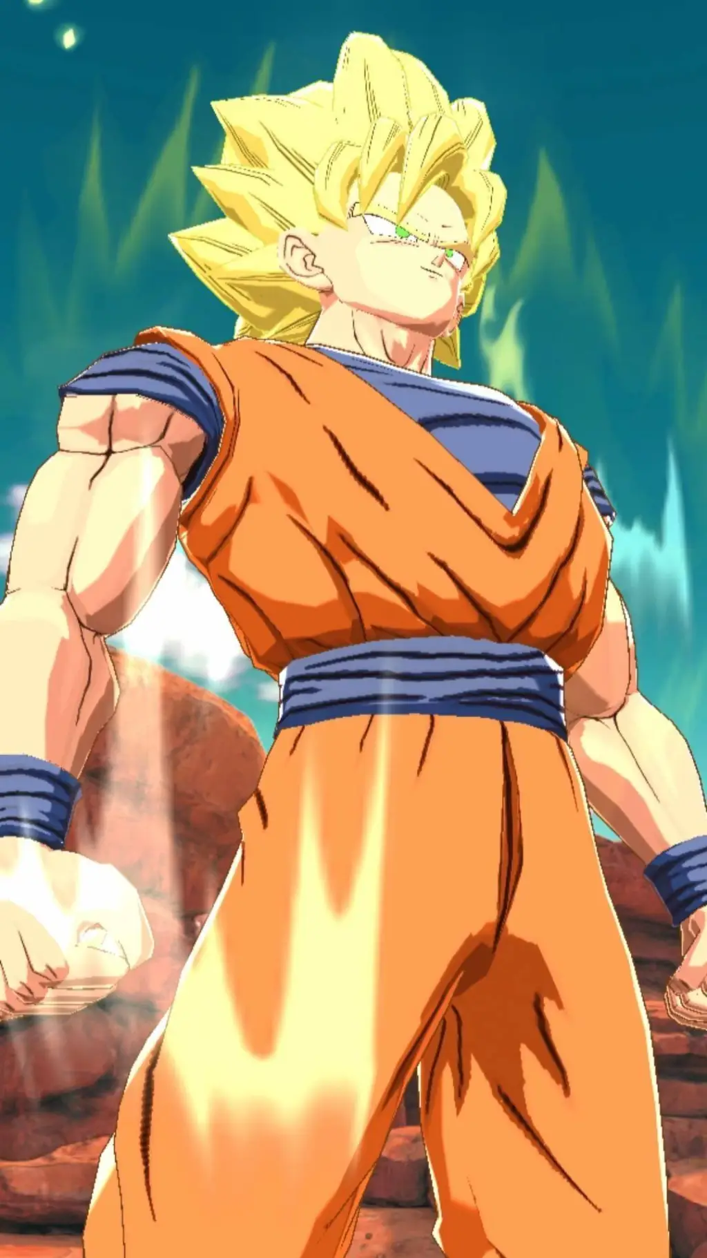 ai character: Goku  background