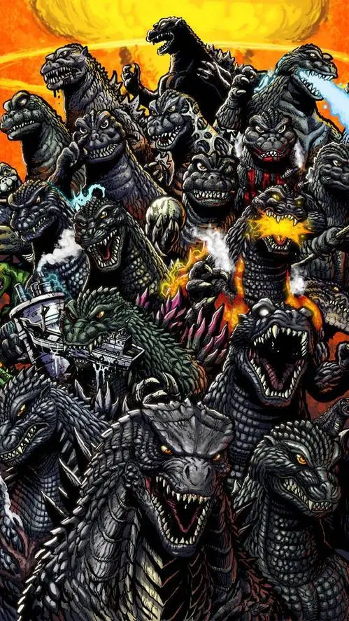 ai character: Godzillas background