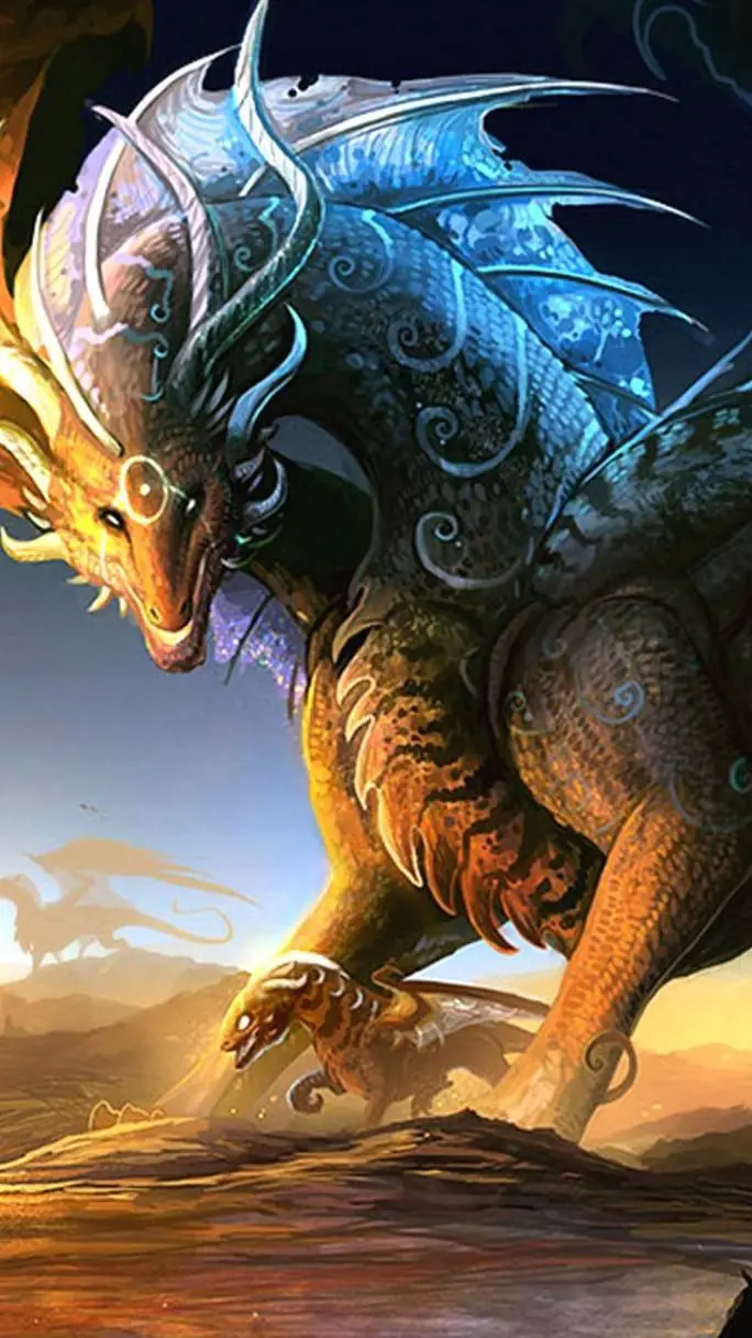ai character: dragon teacher background