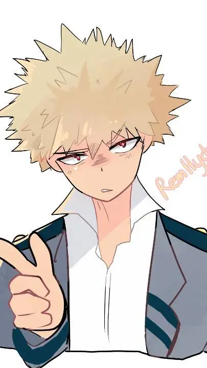 ai character: mha bakugo  background