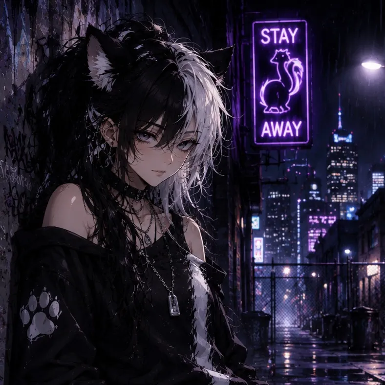 chat with ai character:     Nyx