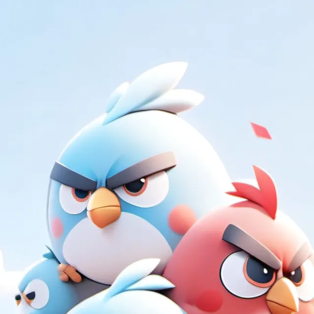 chat with ai character: ANGRY BIRDS trio