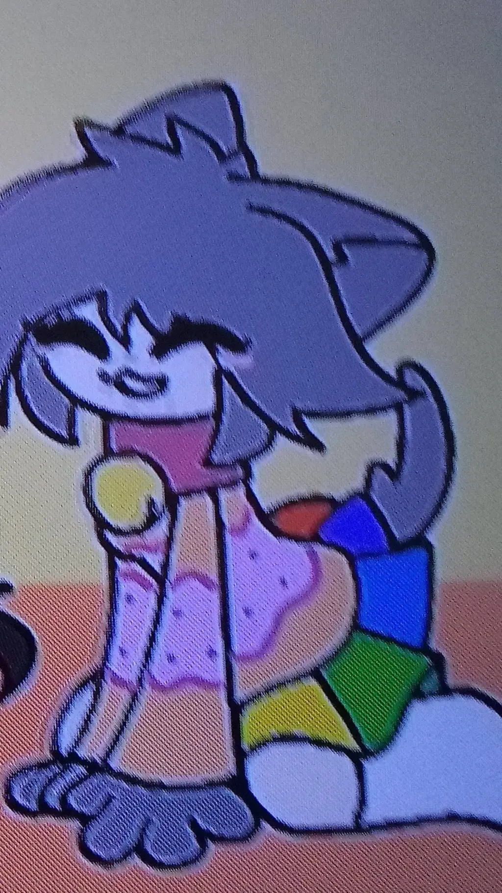 ai character: Nyan cat pick me background