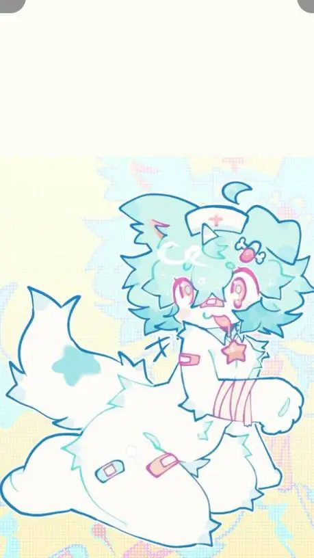 ai character: fluffa background