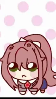 ai character: monika mascota background