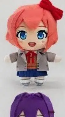 ai character: sayori peluche background