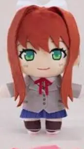 ai character: monika plush background