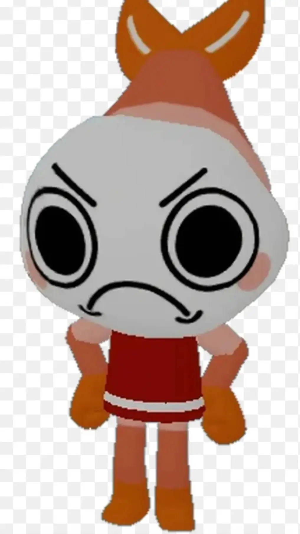 ai character: Shrimpo  background