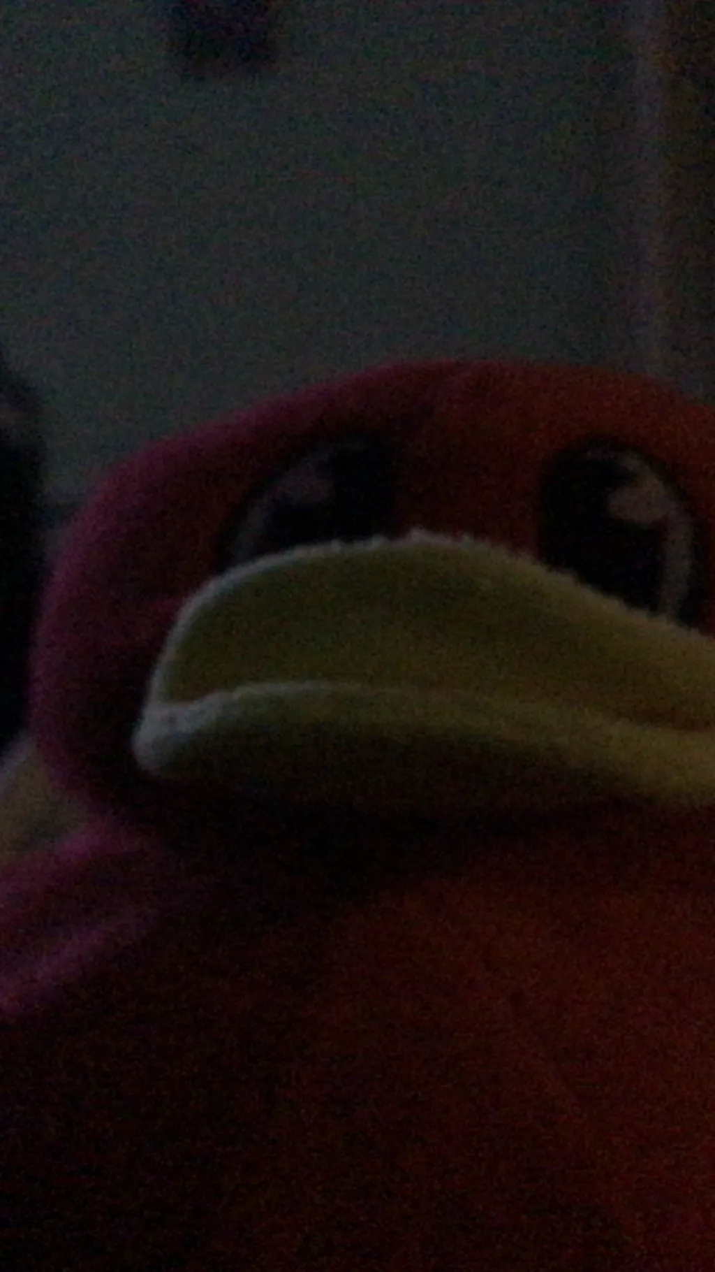 ai character: Red duck  background