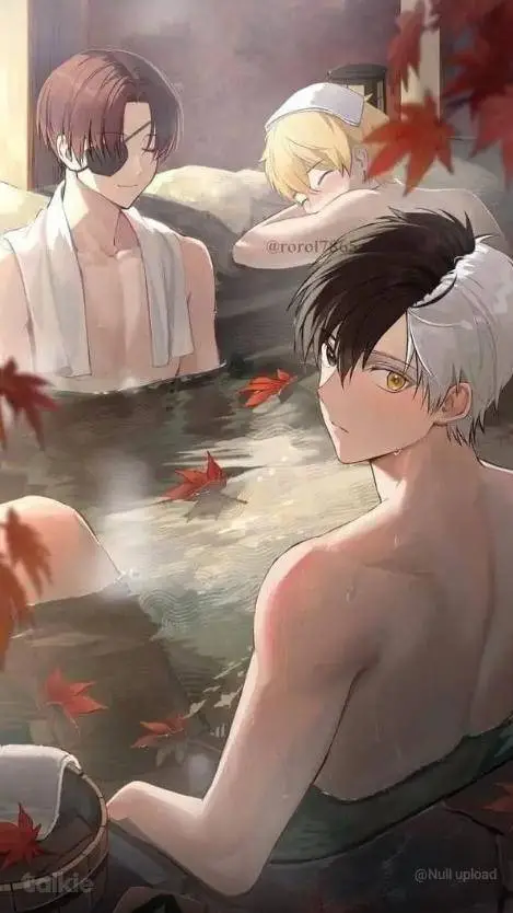 ai character: sou, nirei,sakura background