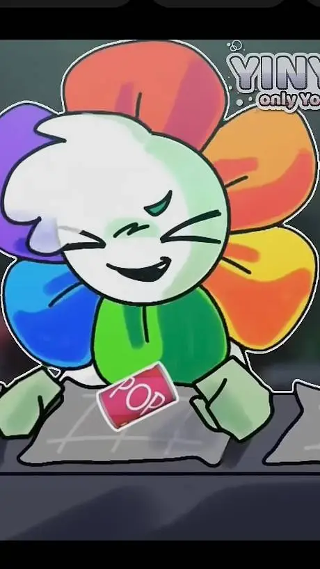 ai character: dandy world background