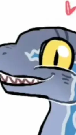 ai character: Blue  background