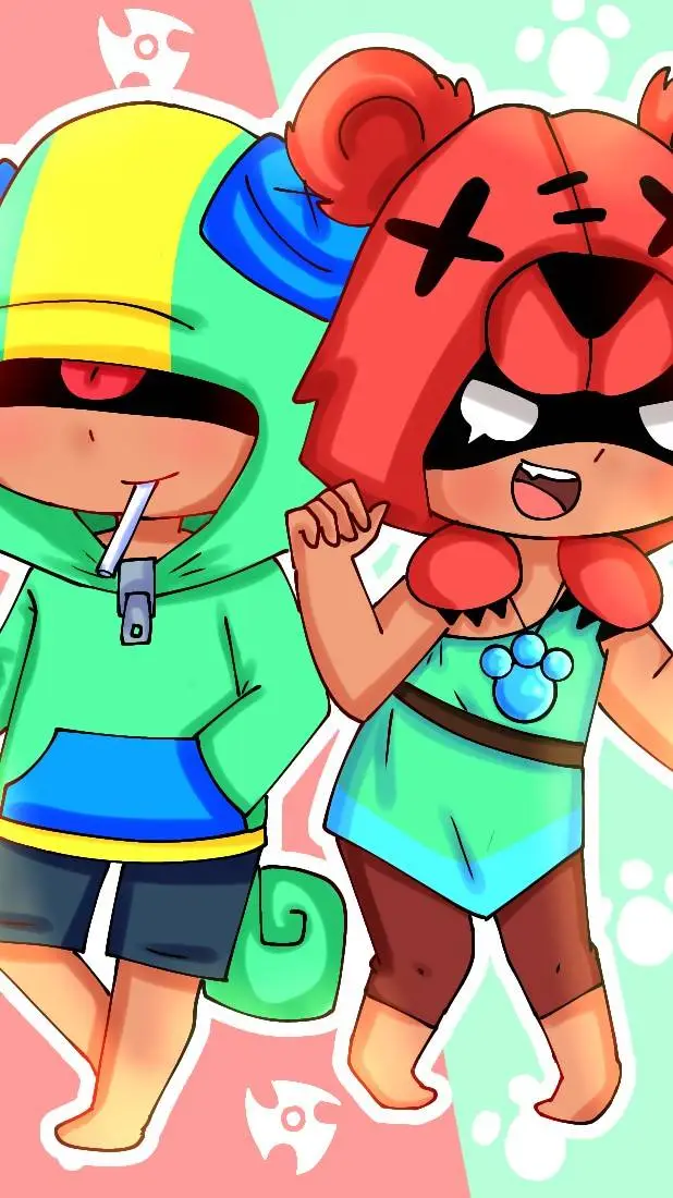 ai character: leon x Nita  background