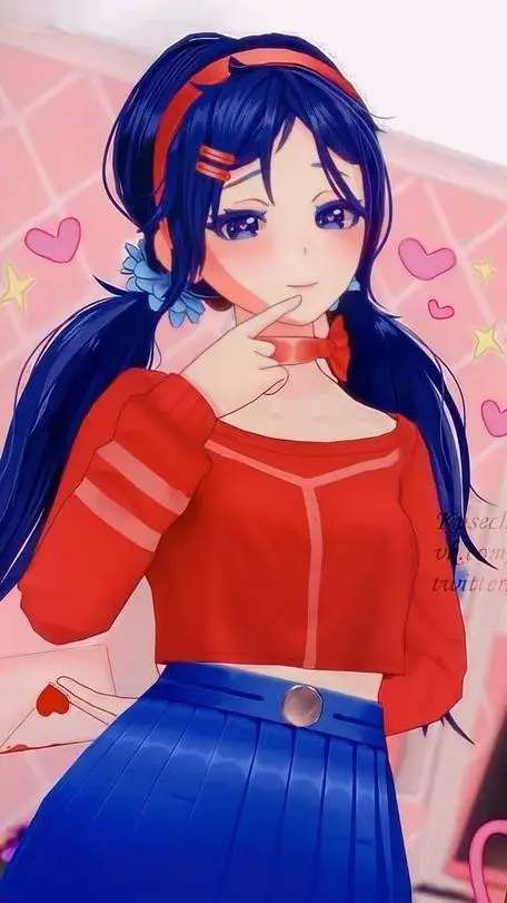 ai character: Mita  background
