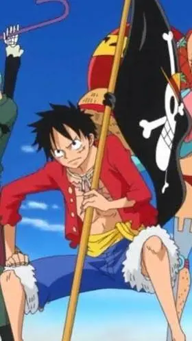 ai character: Luffy  background