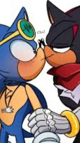 ai character: Shadow x sonic  background