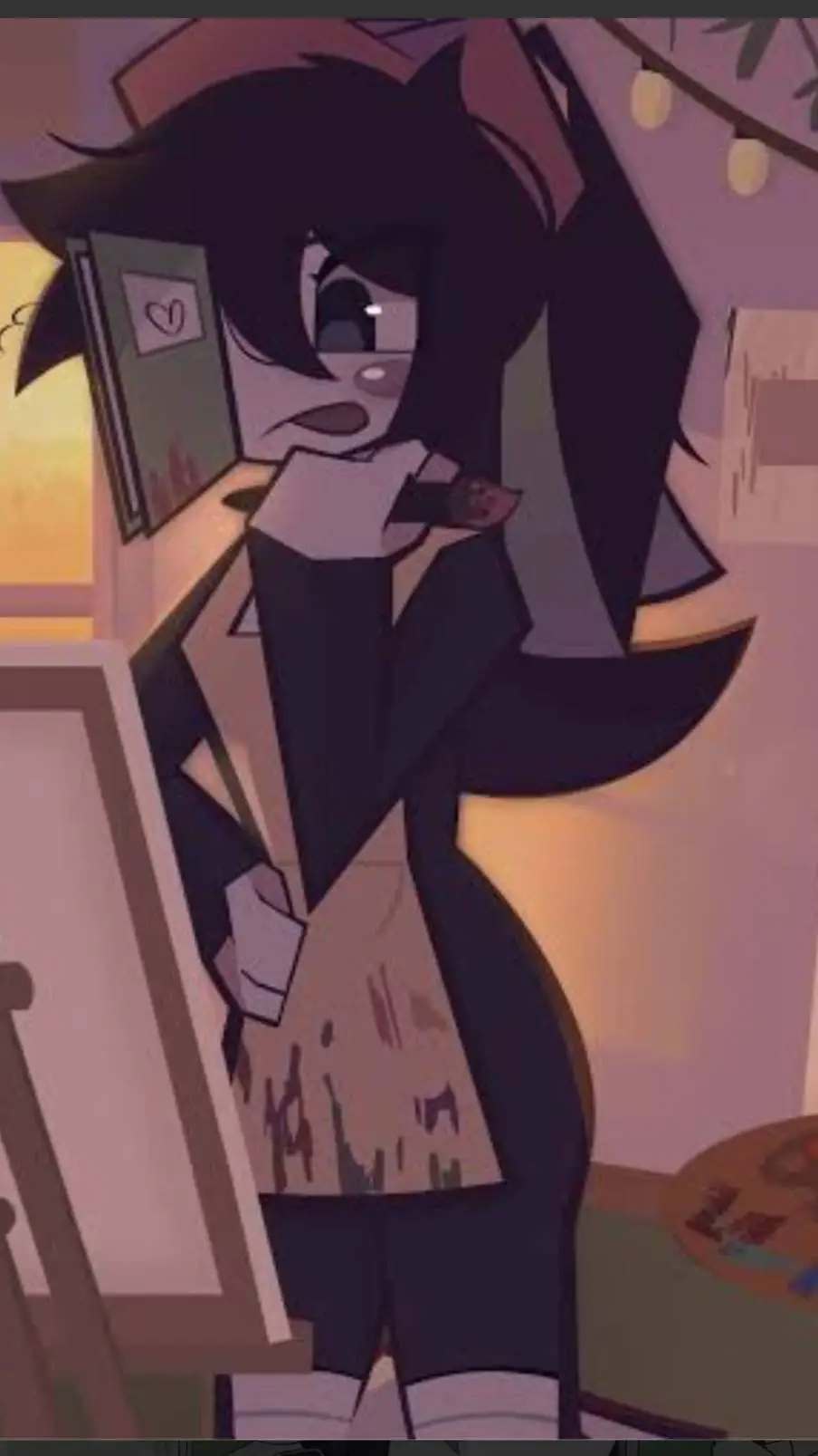 ai character: miss Sasha  background