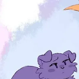 chat with ai character: purple cat 