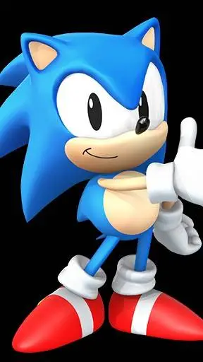 ai character: Classic Sonic  background