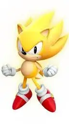 ai character: Classic SuperSonic background