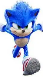 ai character: Movie Sonic  background