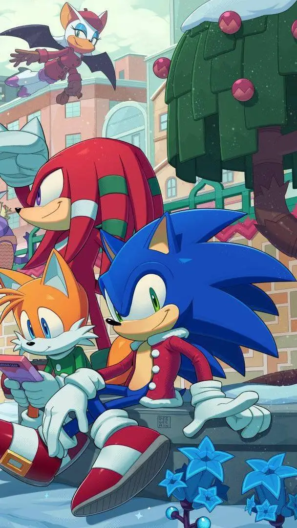 ai character: Christmas TS background