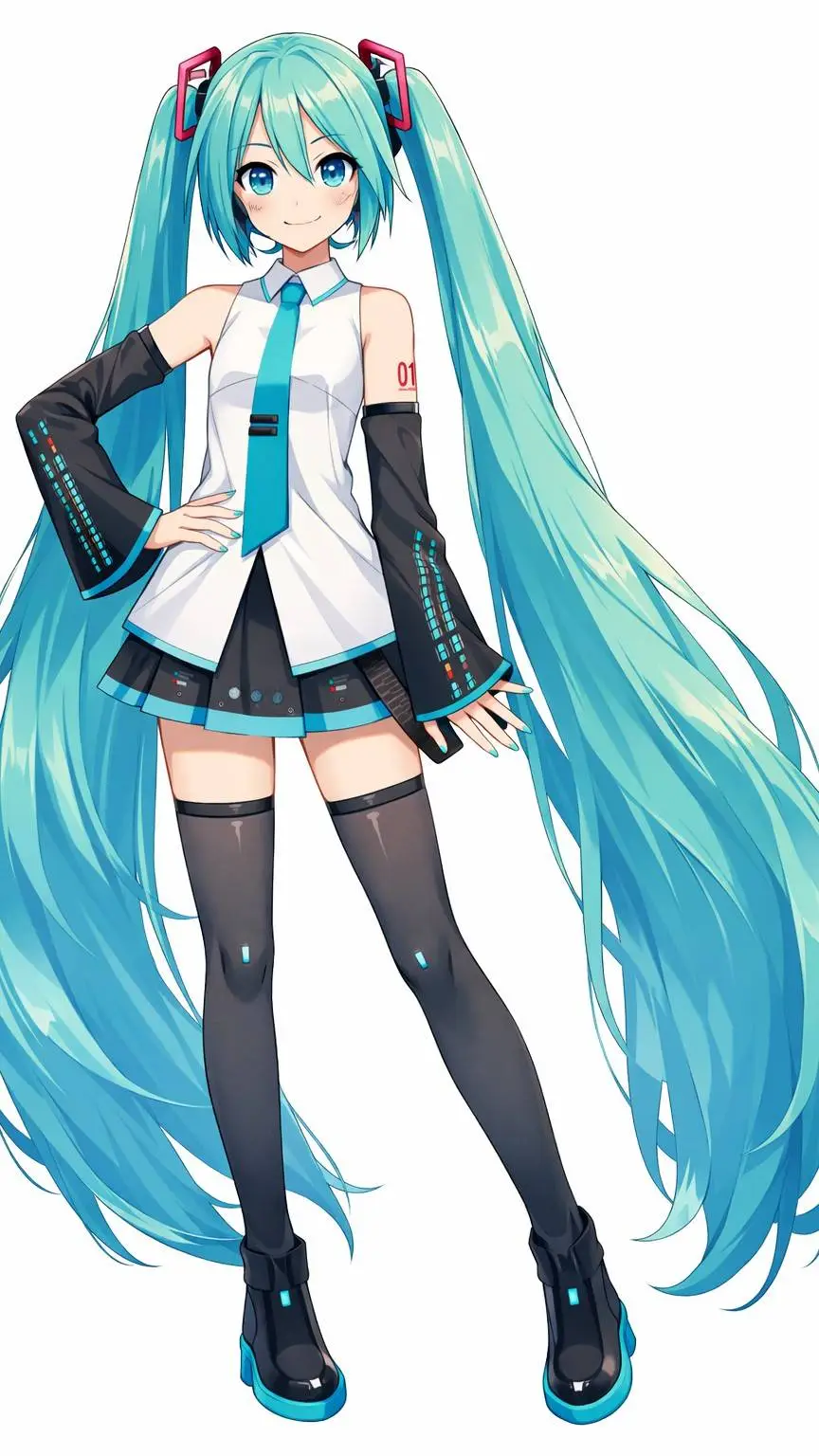 ai character: Yandere Miku  background