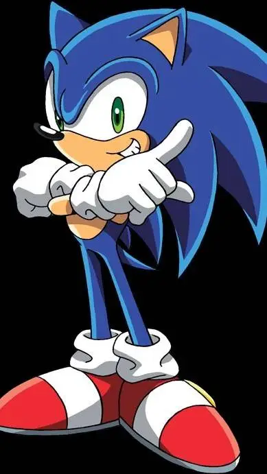 ai character: X Sonic  background