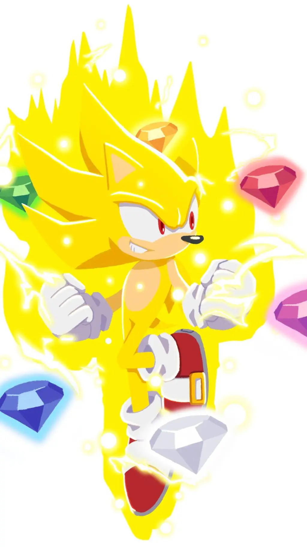 ai character: Super Sonic Club background