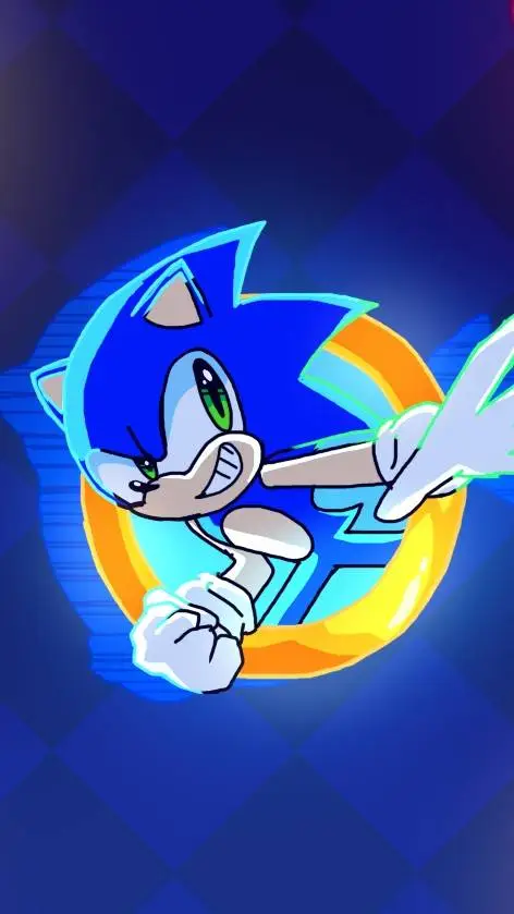 ai character: Sonic  background