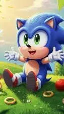 ai character: Baby Sonic  background