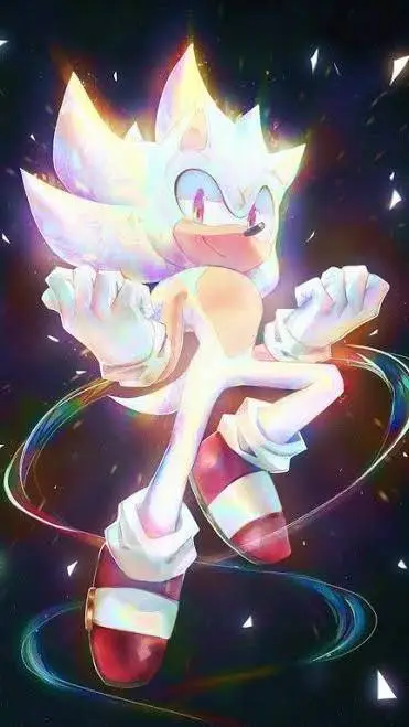 ai character: HYPER SONIC background