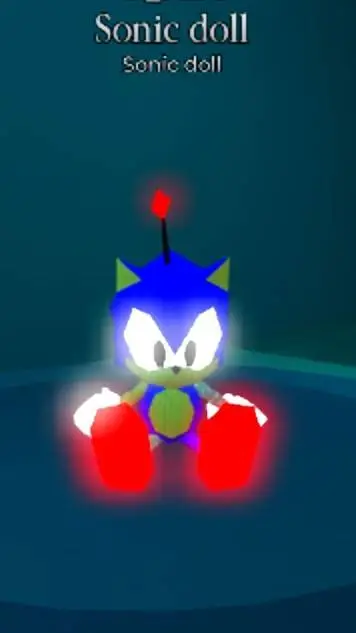 ai character: sonic doll background