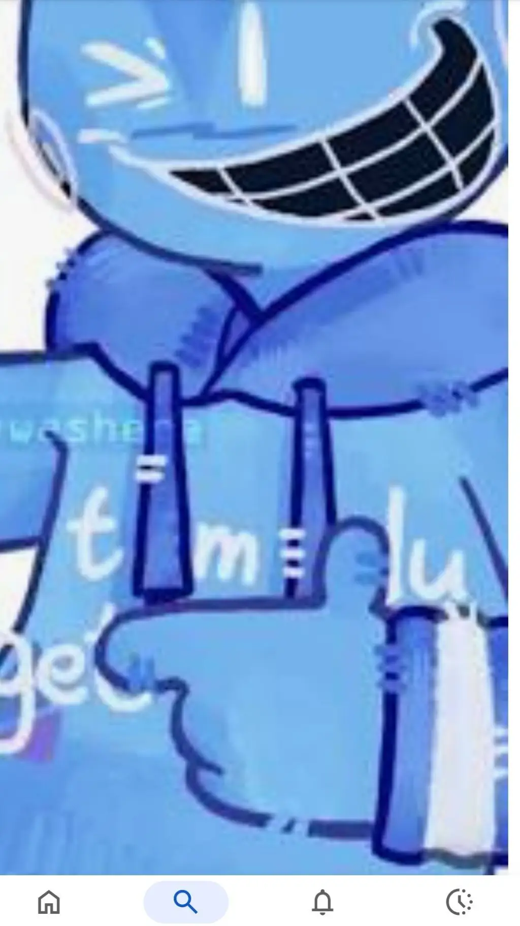 ai character: bluudud  background