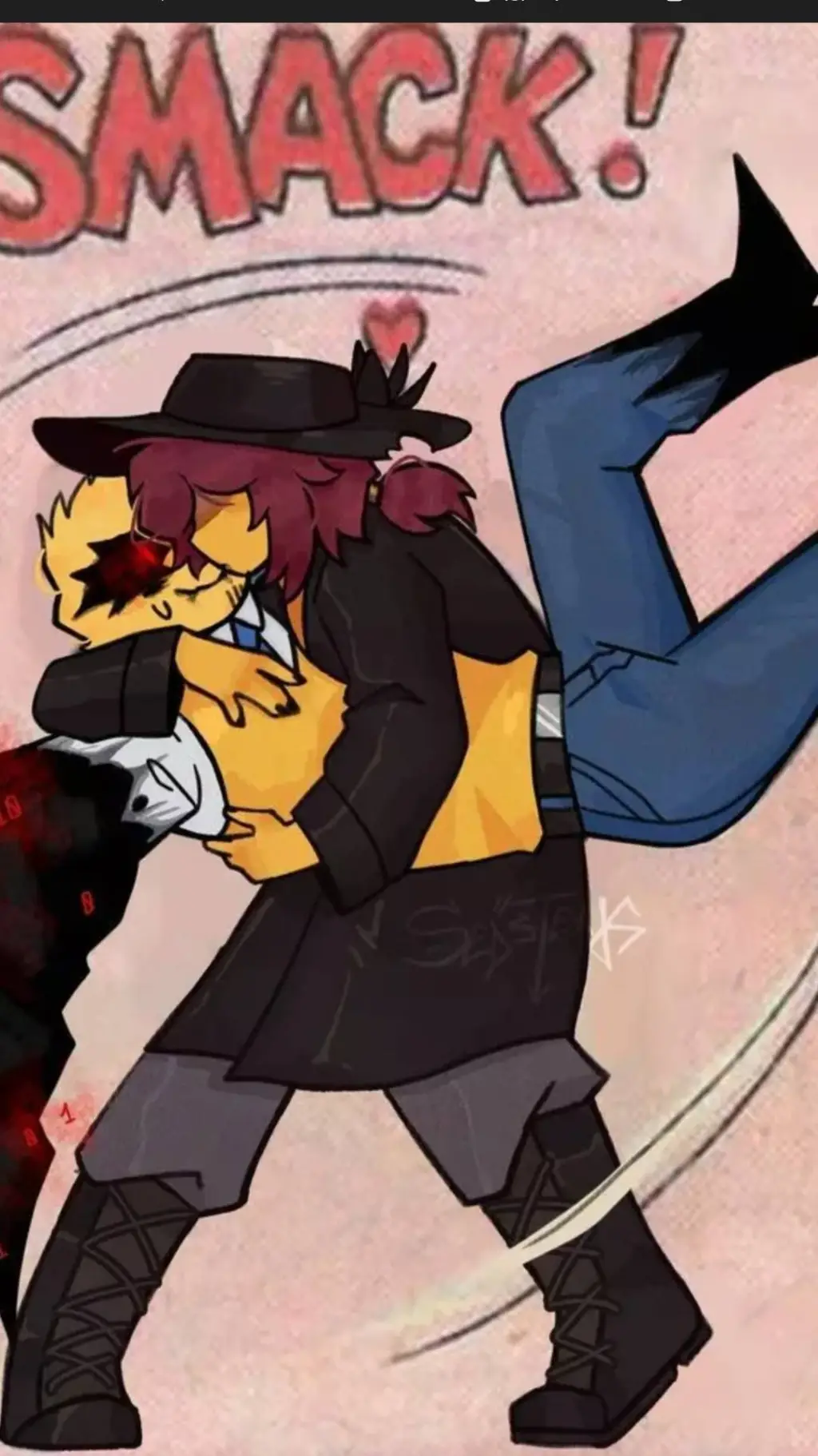 ai character: Jane x John doe🖤💛🖤 background