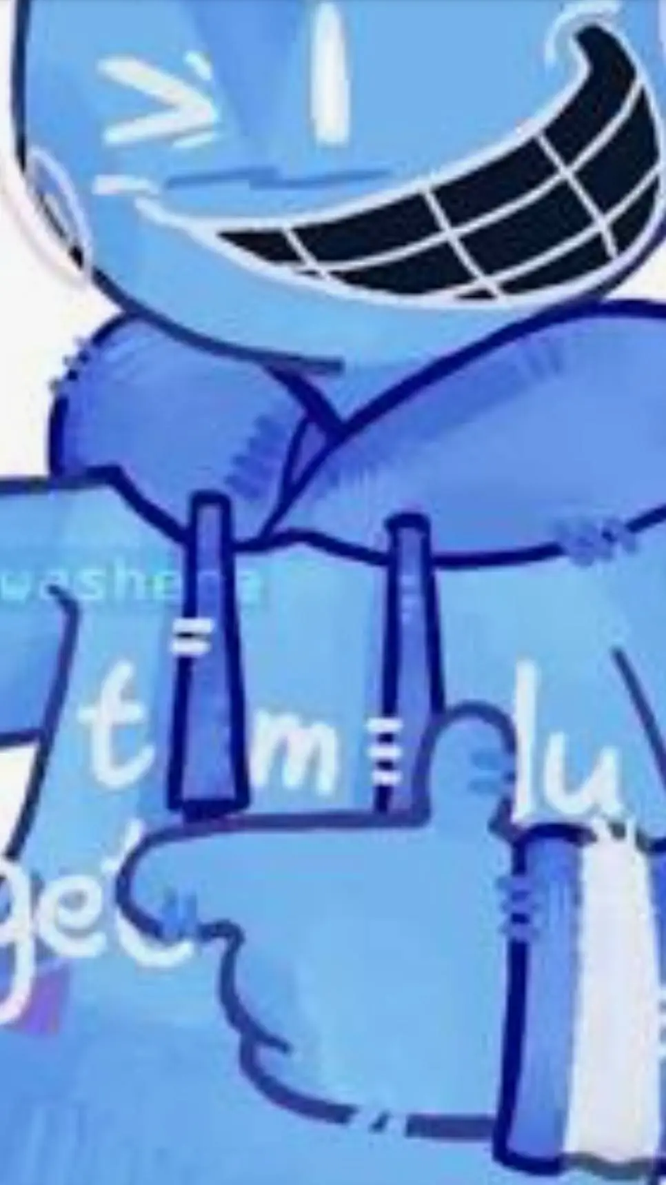 ai character: Bluedude background