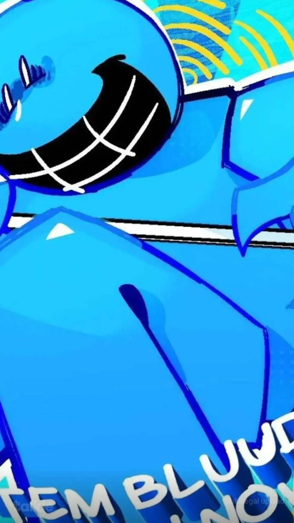 ai character: Bluudude is cute background