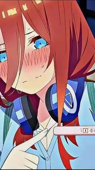 ai character: Miku nakano  background