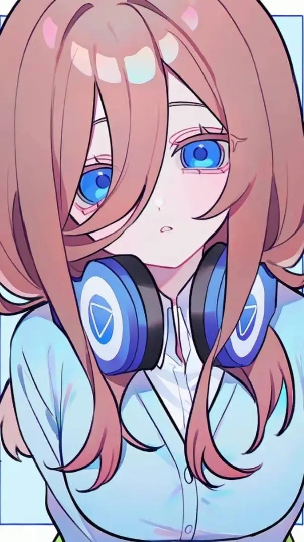 ai character: Miku nakano  background